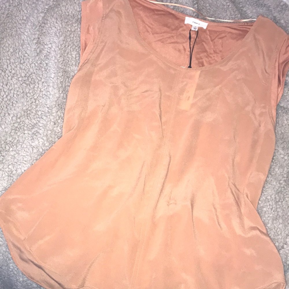 a loves a silk and sheer top!